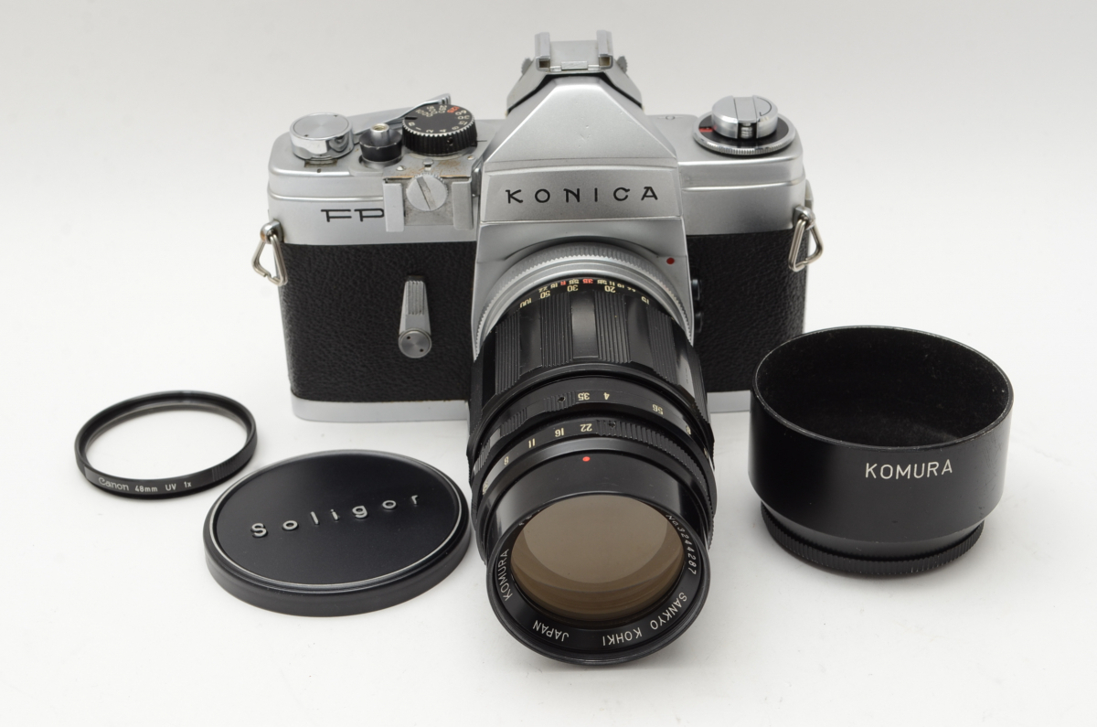 KONICA FP SANKYO KOHKI KOMURA 3.5/135mm