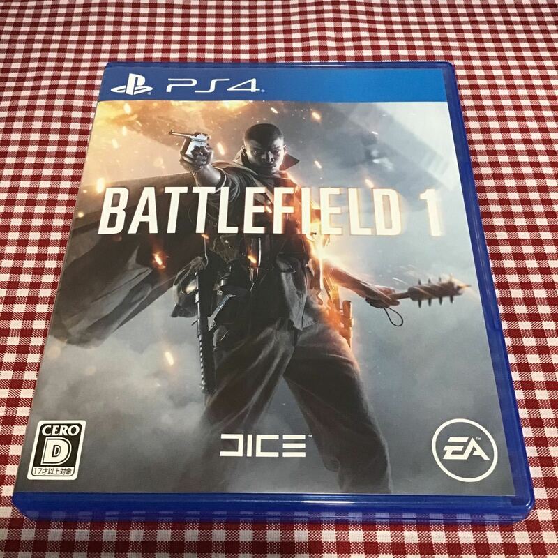 used PS4 「 BATTLEFIELD 1 」/ 解説書はオンライン版 / コードなどはつきません / ケース小さな凹みや多数スレ有り / バトルフィールド1