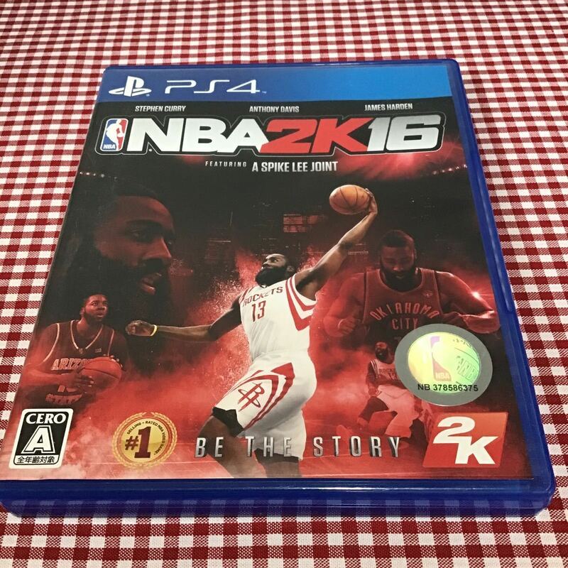 used PS4 「 NBA2K16 」/ パッケージ内用紙水濡れあり / コードは有効期限切れのため使えません / ケース多数スレ有り / PS4ソフト NBA