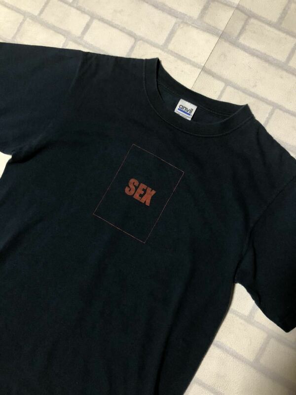 ビンテージ SEX Tシャツ 古着 anvilボディ S vintage Tee 古着 セックス レア