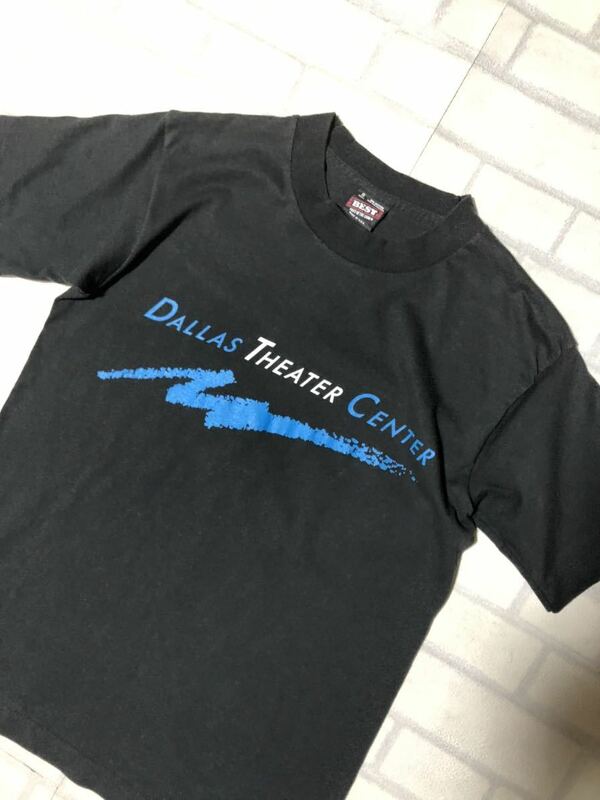 DOLLAS THEATER CENTER Tシャツ S 90年代 ブラック アメリカ製 映画 ムービー ビンテージ 古着