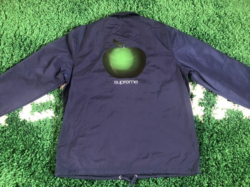 特典付　Supreme Apple Coaches Jacket ネイビー M 新品