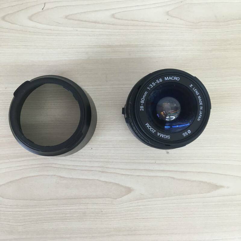 【K2269】 ASPHERICAL カメラレンズ 55mm レンズフードセット売り 中古 自宅保管 ジャンク品