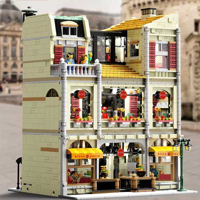[新作] LEGO互換 LEGO風 クリエイター ピザショップ 5588ピース