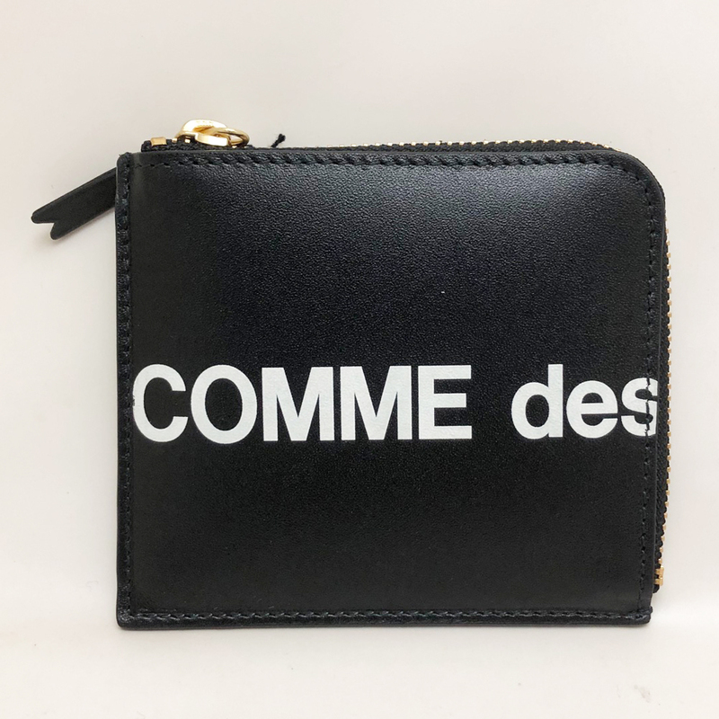 新品 COMME des GARCONS コムデギャルソン 小銭入れ SA3100HL ロゴ ブラック
