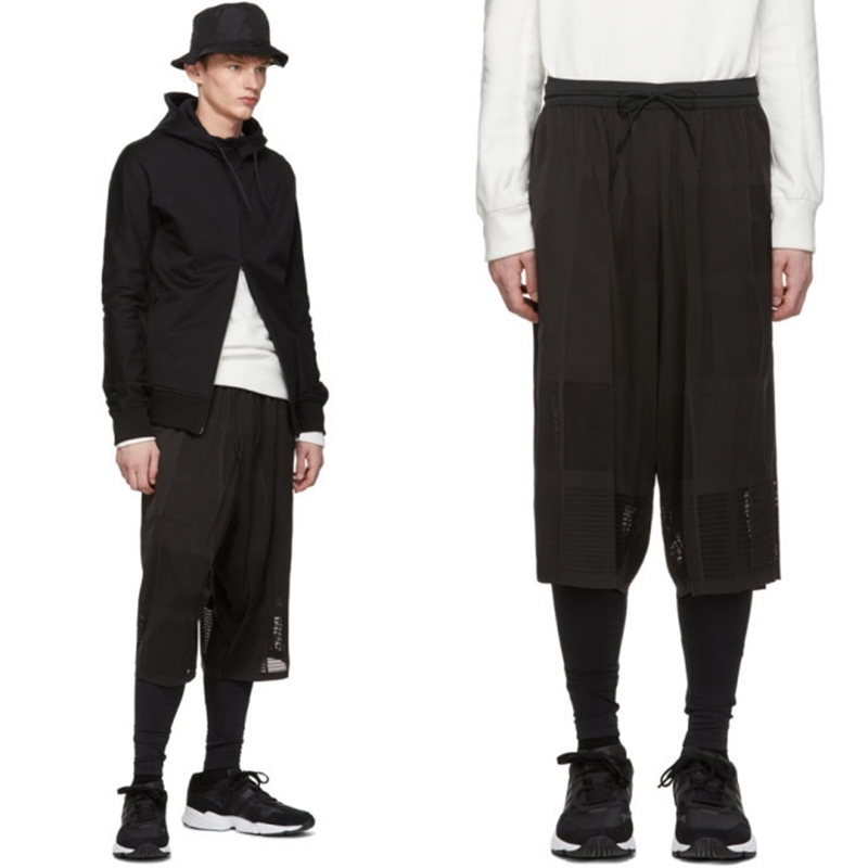 Y-3 PATCHWORK MESH SHORTS　XS　定価55000円　ワイスリー パッチワーク メッシュ ショーツ ハーフパンツ ショートパンツ パンツ ヨージ y3