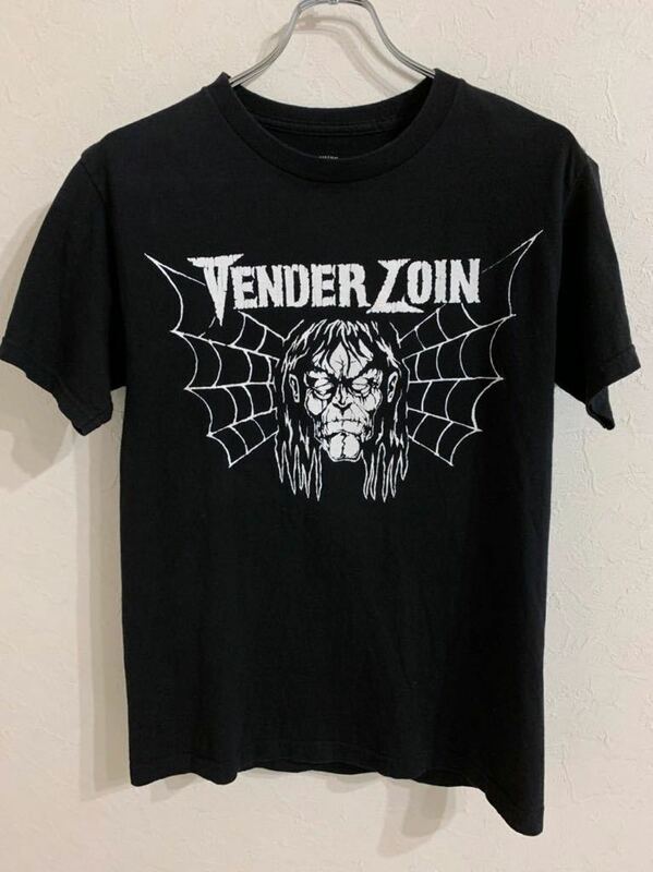 TENDER ROIN テンダーロイン　メンズバックプリント半袖Tシャツ　Sサイズブラック　ゾンビプリント