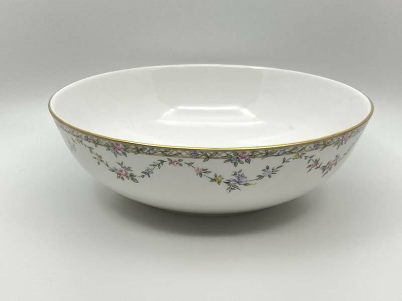 QUEEN'S CHINA クイーンズチャイナ GARLAND ROSE Large 22cm Serving Bowl ガーランドローズ 大 22cm サービングボウル *M415