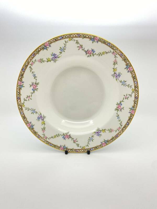 QUEEN'S CHINA クイーンズチャイナ GARLAND ROSE 21cm Soup Bowl ガーランドローズ 21cm スープボウル *M416