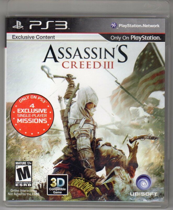 PS3◆北米版 Assassin's Creed III アサシン クリード3