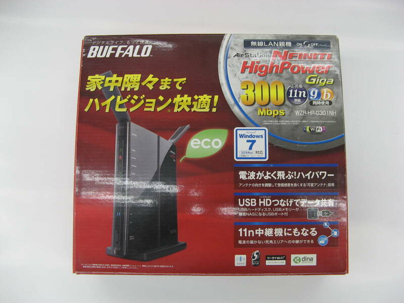 ◆BUFFALO WZR-HP-G301NH◆