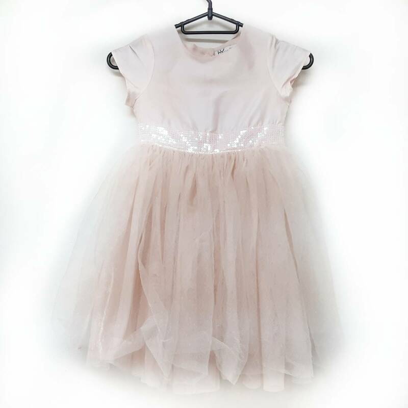 ☆美品☆　MARYLEBONE　ドレス　ガールズ　サイズ：116　カラー：ピンク