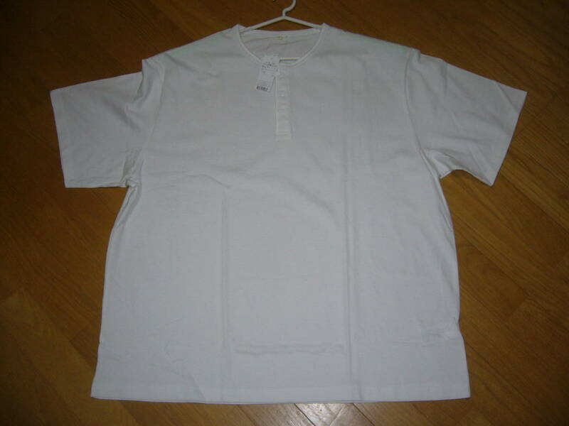 大きいサイズ　メンズ　半袖　Tシャツ　5L　　白　　⑯