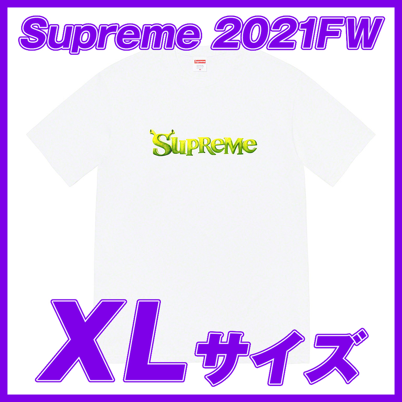 1544　Supreme Shrek Tee　White XLサイズ/シュプリーム シュレック　Tee　白　XLサイズ 2021AW
