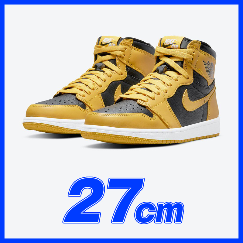 1562　NIKE　AIRJORDAN1　RETRO　HIGH OG POLLEN　27.0ｃｍ　ナイキ　エアジョーダン1　ハイ　OG　ポルン　27.0ｃｍ　US9.5