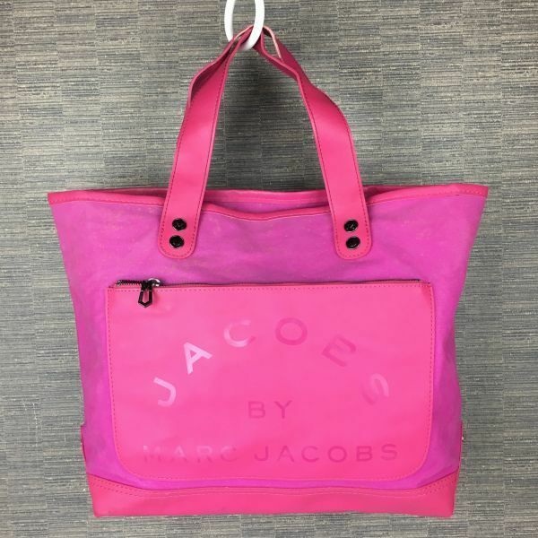 MARC BY MARC JACOBS/マークジェイコブス　トートバッグ　ピンク　ロゴ　管NO.B21-14