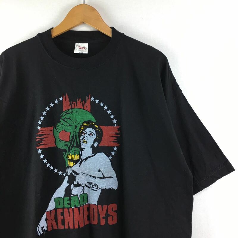 ヴィンテージ 90s【DEAD KENNEDYS】パンク バンド Tシャツ XL デッドケネディーズ 古着 ロックT 野村訓市 藤原ヒロシ 映画 ムービー SF