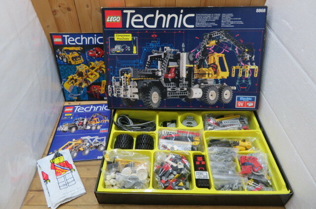 即決・LEGO Technic/テクニック・部品パーツ取りに☆8868・8891アイディアブック 箱&説明書付き・レゴブロック・乗り物トラッククレーン
