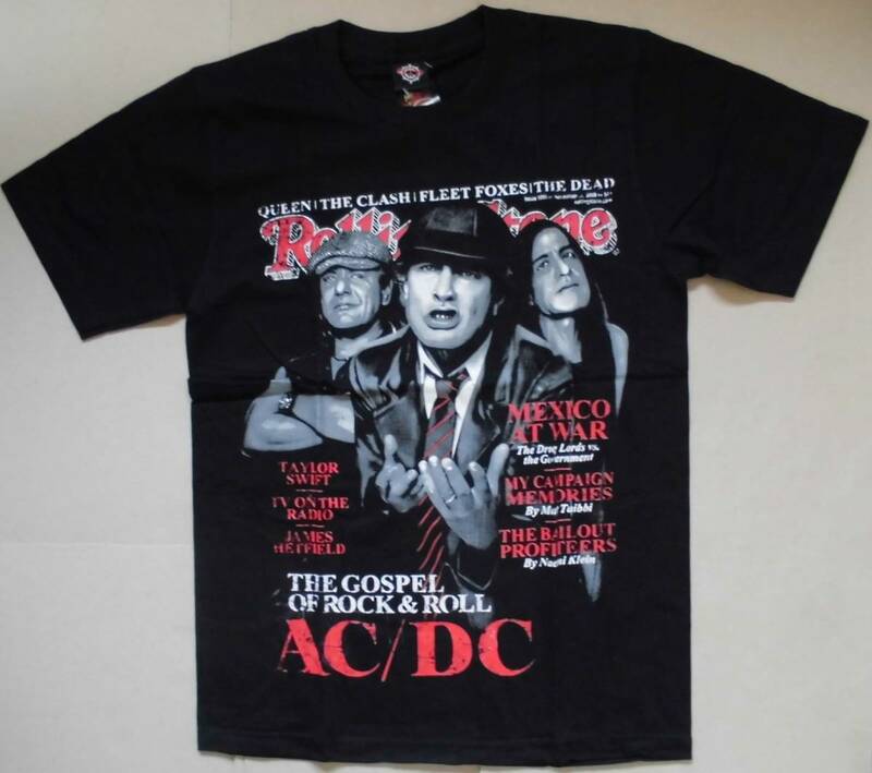 AC/DC●ロックTシャツ ●表記Sサイズ ● ● ●未使用・新品