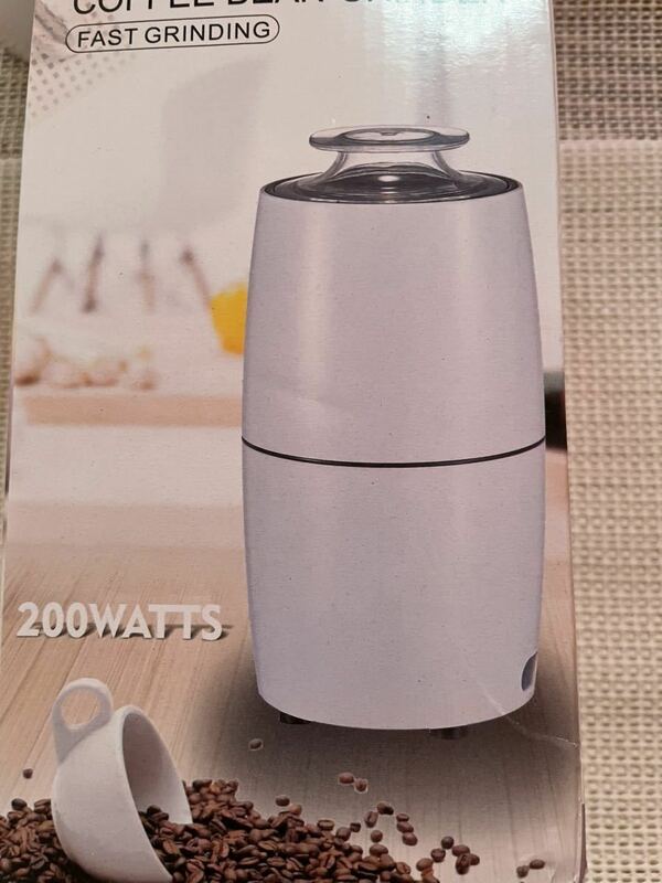 家庭用小型グラインダー grinder 硬い豆類を簡単に粉末化　コンパクトサイズ 21082001