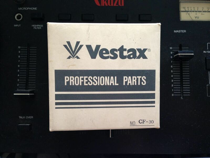 ベスタクスVestax CF30 PMC 30専用クロスフェーダーMADE IN JAPANビンテーミキサーパーツ未使用デットストック