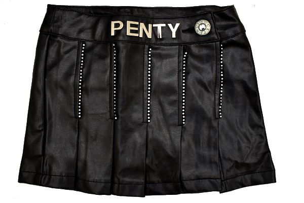 M-1175★新品★PANTY'S★定価 \9345 ブラック黒色 パンク ロック バンド衣装 合皮レザー ミニ キュロット パンツ スカート XL 145-155cm