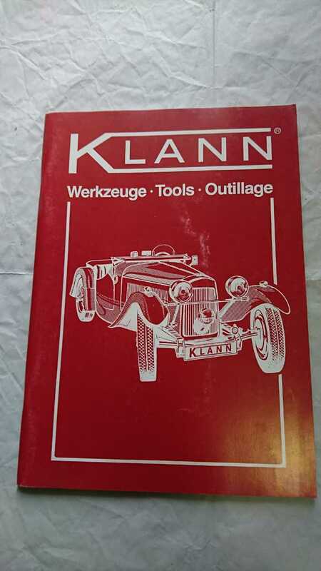 KLANN クラン SST 特殊工具のカタログ 1992年 90ページ ドイツ語