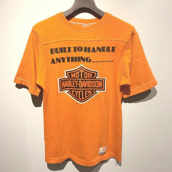 70s USA製 バータグ チャンピオン champion ハーレーダビッドソン Tシャツ HARLEY-DAVIDSON TEE size S /6455