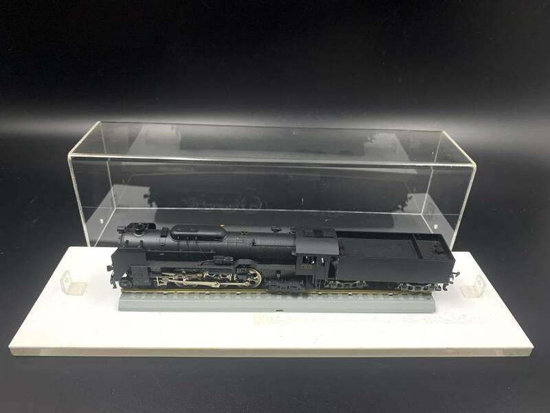 【 鉄道模型 蒸気機関車 C6246 】アルミ、金属製 模型 クリアケース付