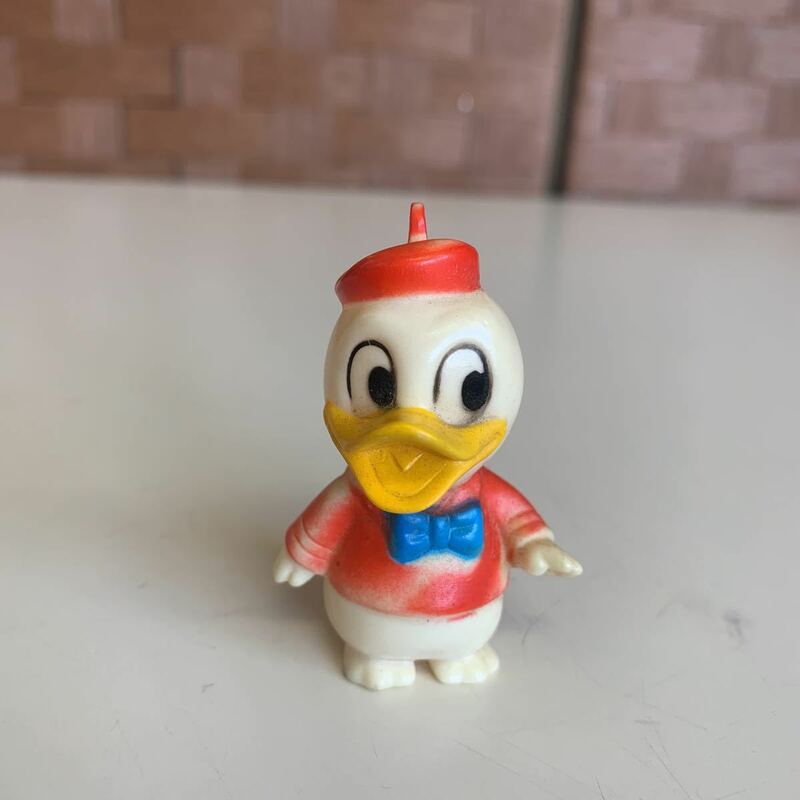 【希少】ディズニー ドナルドダック ソフビ フィギュア 1980's Disney Donald Duck ヴィンテージ アンティーク オールドディズニー