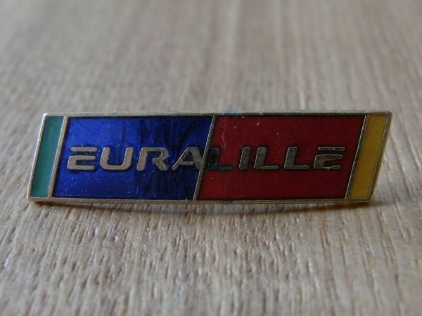 古いピンバッジ：EURALILLE ユーラリール ロゴ ピンズ #O