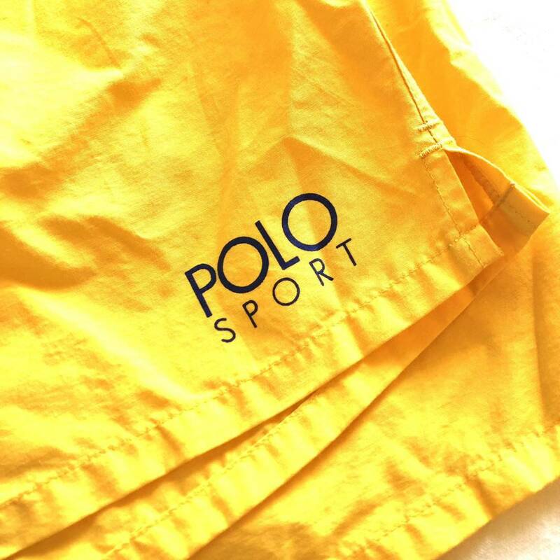 POLO SPORT RALPH LAUREN logo polo swim shorts ロゴ スイムショーツ rrl country sport 1992 1993 stadium p wing snow beach L