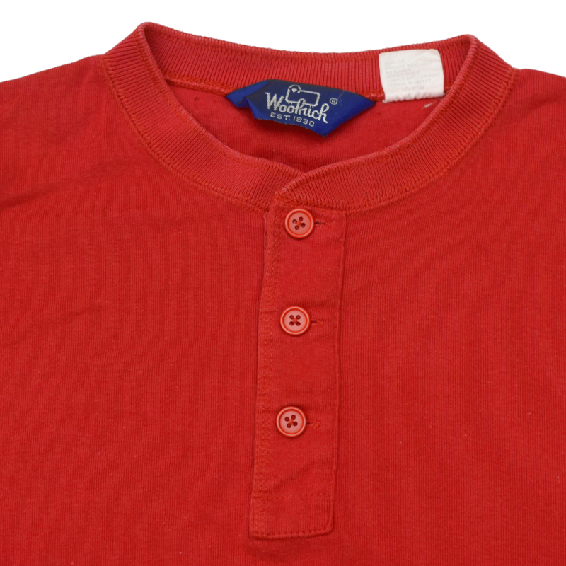 90s usa vintage Woolrich ウールリッチ ヘンリーネック Tシャツ カットソー size.L