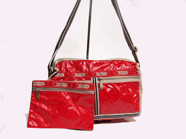 訳あり品 未使用　レスポ 7519 Deluxe Shoulder Satchel サッチェル/M027 Candy Apple patent　国内正規品