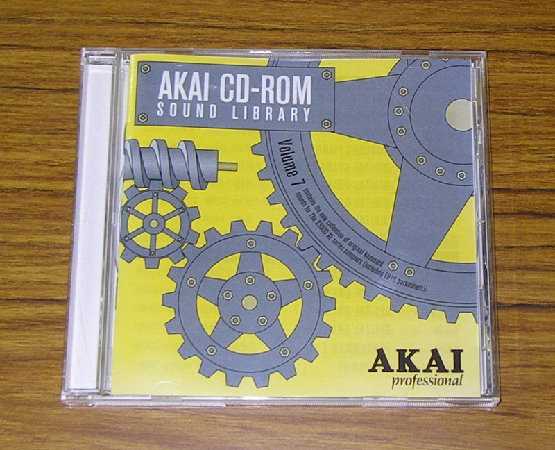 ★Akai CD-ROM SOUND LIBRARY Vol.7★OK!!★MADE in JAPAN★