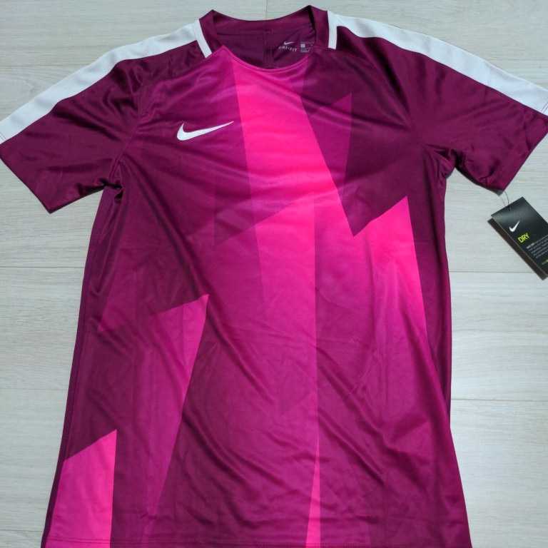 新品未使用 NIKE 半袖 プラクティスシャツ Sサイズ ナイキ サッカー フットサル トレーニング ジム ランニング ピンク 紫 