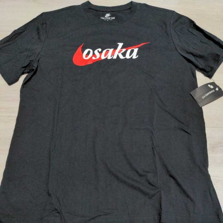 新品未使用 NIKE ナイキ Tシャツ US Lサイズ 大阪限定 OSAKA ブラック×レッド 赤 黒