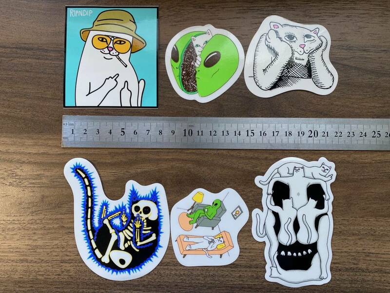 Ripndip Sticker Pack リップンディップ ステッカー パック 6枚入り