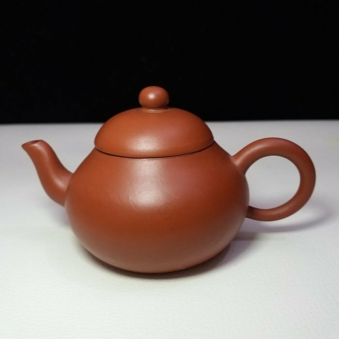 宜興窯 紫砂茶壺 在銘 煎茶道具 孟臣 吟到梅花句亦香