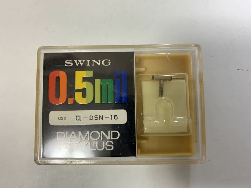 【未使用品】SWING 0.5mil DIAMOND STYLUS コロムビア　C-DSN-16 レコード針 交換針