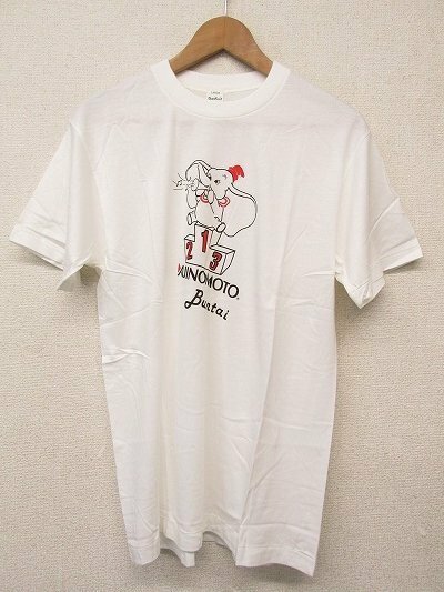 k4876：未使用レア？味の素×ダンボ　コラボ半袖Tシャツ/L　日本製/ディズニー：35