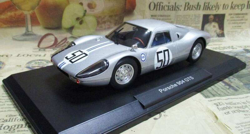 ☆レア絶版*Norev*1/18*Porsche 904 GTS #50 1964 American Challenge Cup*ポルシェ