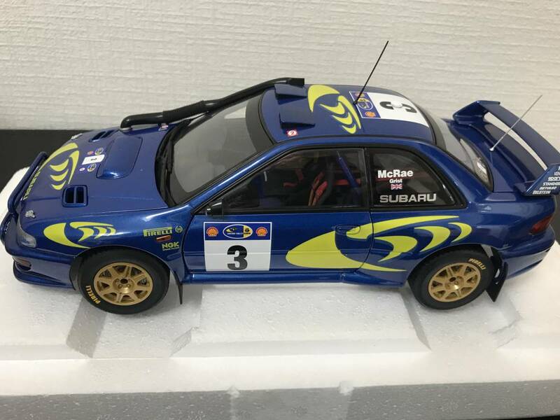 1/18 オートアート スバル インプレッサ　WRC 1997 サファリ コリン マクレー AUTO ART