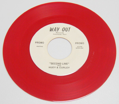 45rpm/ SECOND LINE - HUEY & CURLEY / LOVE ME - BEN IVERSON / 60s,Rhythm & Blues,WAY OUT RECORDS, Huey Piano Smith/ Curley Moore