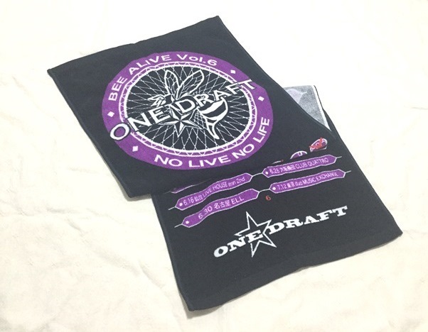 ♪ ONE☆DRAFTの「BEE ALIVE Vol.6」タオル