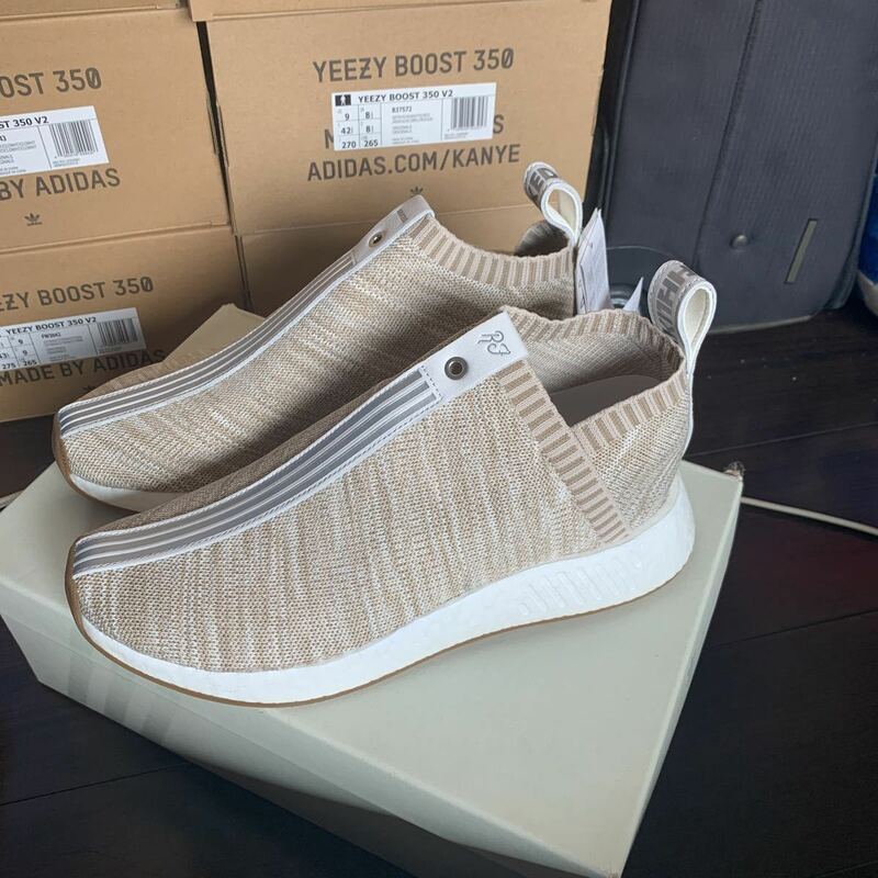 新品完売貴重レアadidas アディダス NMD CS2 PK kith NAKED コラボ　27.0cm ブースト 4D yeezy