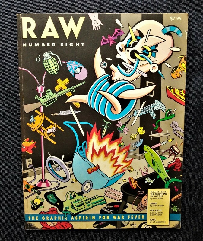 RAW Graphix magazine Art Spiegelman アート・スピーゲルマン/ゲイリー・パンター JIMBO/Mark Tansey/河村要助/キキ・ピカソ/Kaz コミック