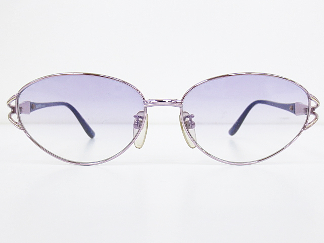 ∞【デッドストック】BALMAIN ピエールバルマン サングラス 271 57[]15-135 メタル フルリム パープル 日本製 □H8