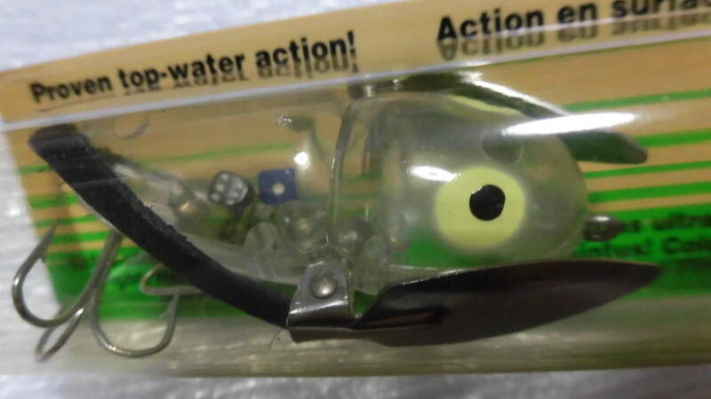 サイコロ入り　クローラーマウス　CRAZY CRAWLER クレイジークローラー　heddon トップ　TOP　新品購入未使用品 　へドン