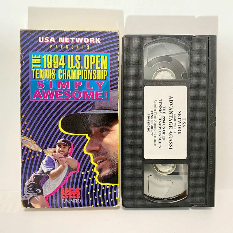 THE 1994 U.S.OPEN TENNIS テニス チャンピオンシップ アンドレ・アガシ USオープン　VHS ビデオテープ　難あり